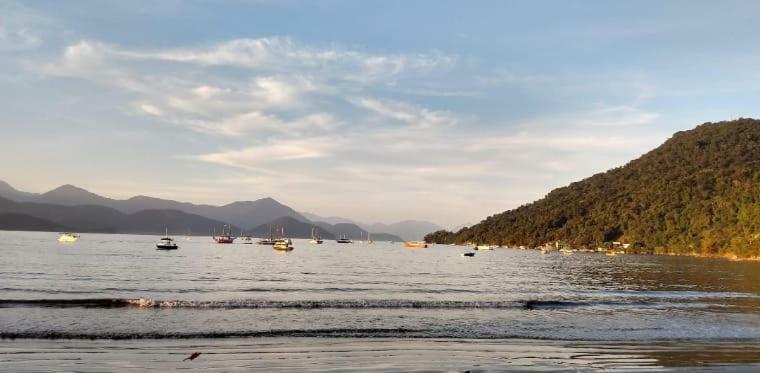 Apartamento Ubatuba - Praia grande - 250m da Praia Exterior foto