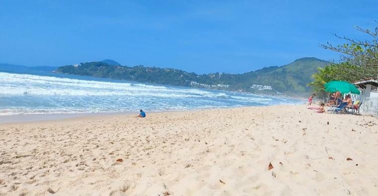 Apartamento Ubatuba - Praia grande - 250m da Praia Exterior foto